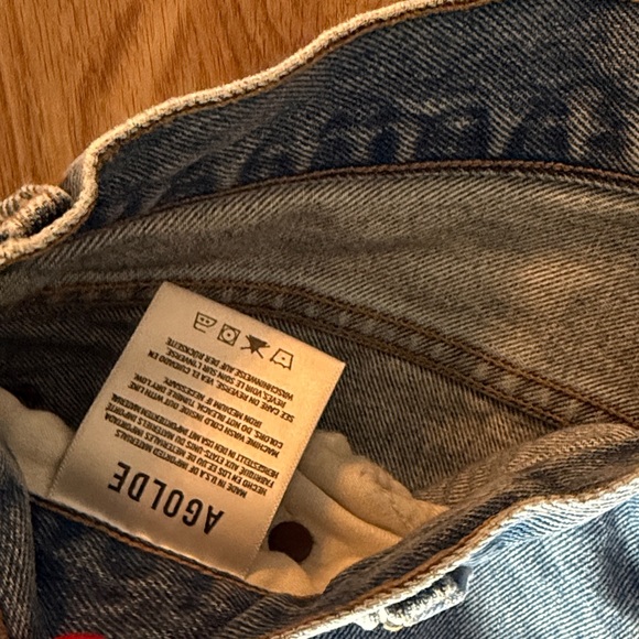 Agolde Riley Blue Jeans - Picture 4 of 5